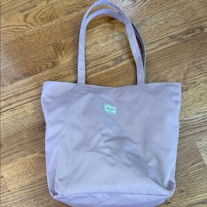 Herschel Supply Co. Tote Bag – Mauve Pink Canvas Shoulder Bag with Zip Top